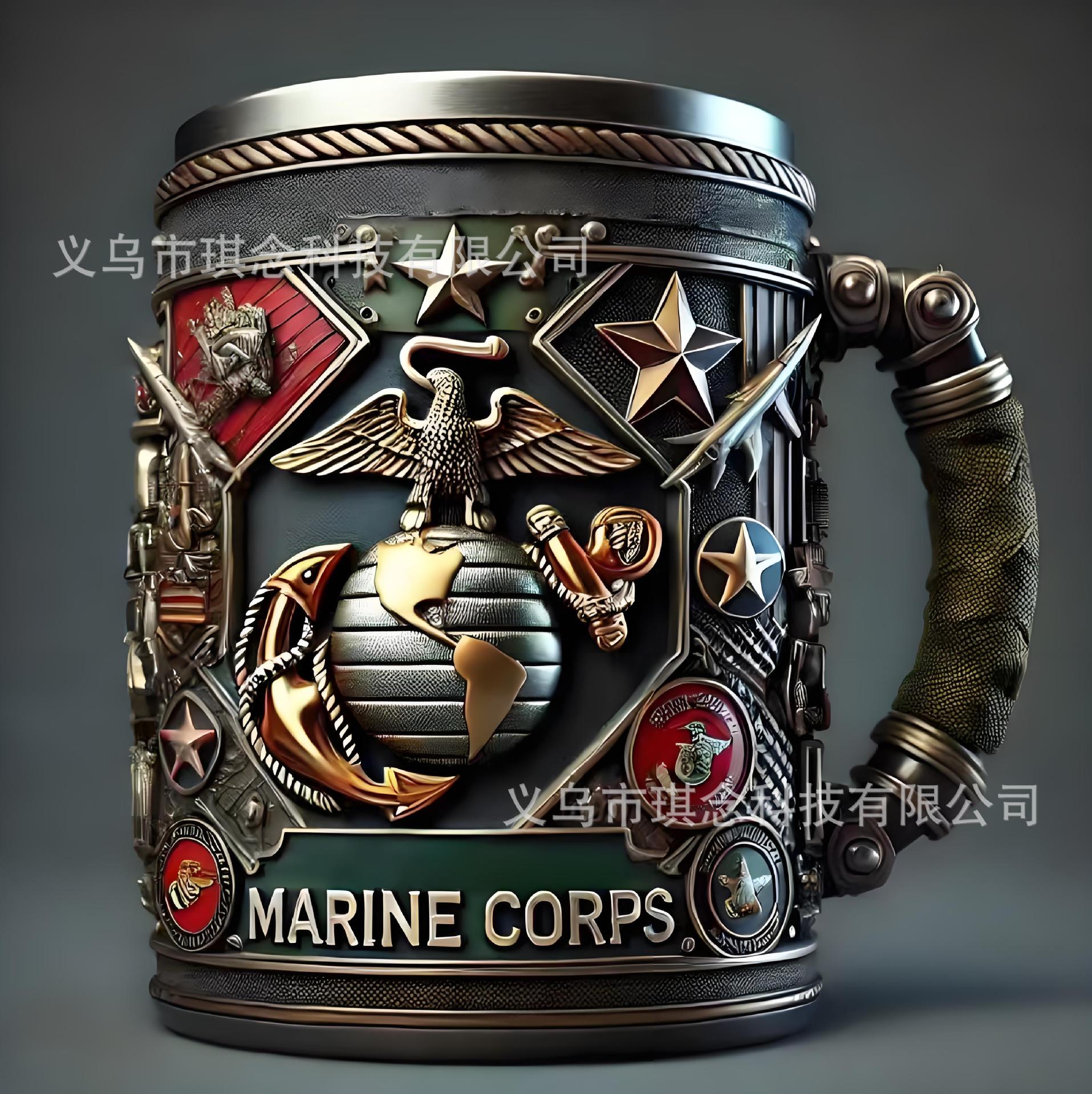 독수리 공격 머그잔