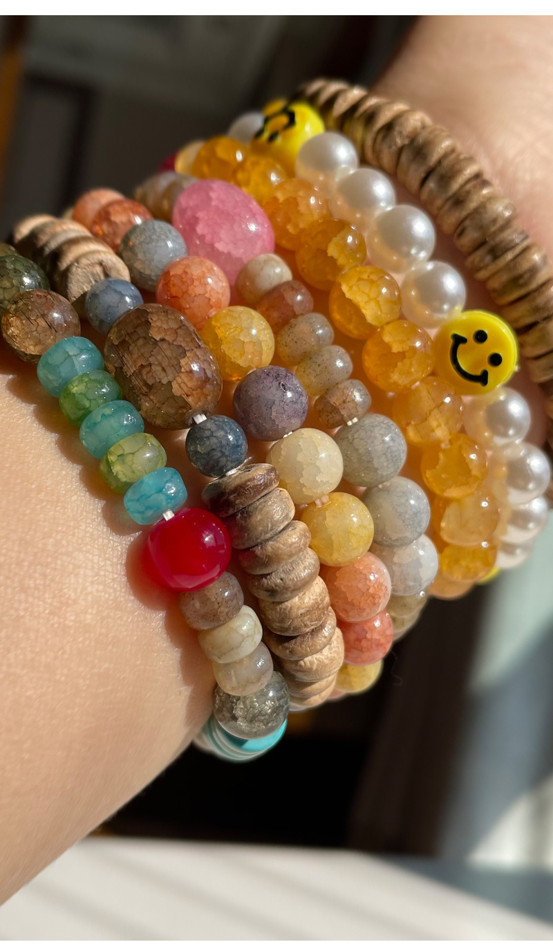 Ethnic Style Geometric Artificial Crystal Beaded Womenu0027S Bracelets