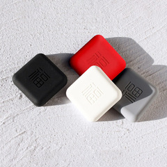 Door Handle Collision Pad, Wall Silicone Cushion Pad, Household Door Rear Furniture Anti-Collision Mat, Fortune Character Door Top Door Stop