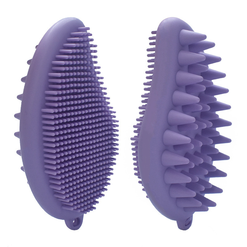 El artefacto de baño doméstico multifuncional cepillo de baño de silicona cepillo de lavado de cabello para niños en uno no daña la piel