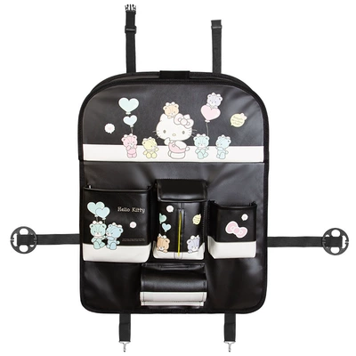 Car storage bag/box box car seat back - kt064-3-love-balloon-black-without-barrel