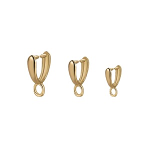 DIY melon seed buckle pendant buckle environmental protection copper clip buckle jade pendant jewelry handmade accessories material factory wholesale straight