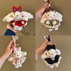かわいい垂れウサギのぬいぐるみぬいぐるみウサギのキーホルダー