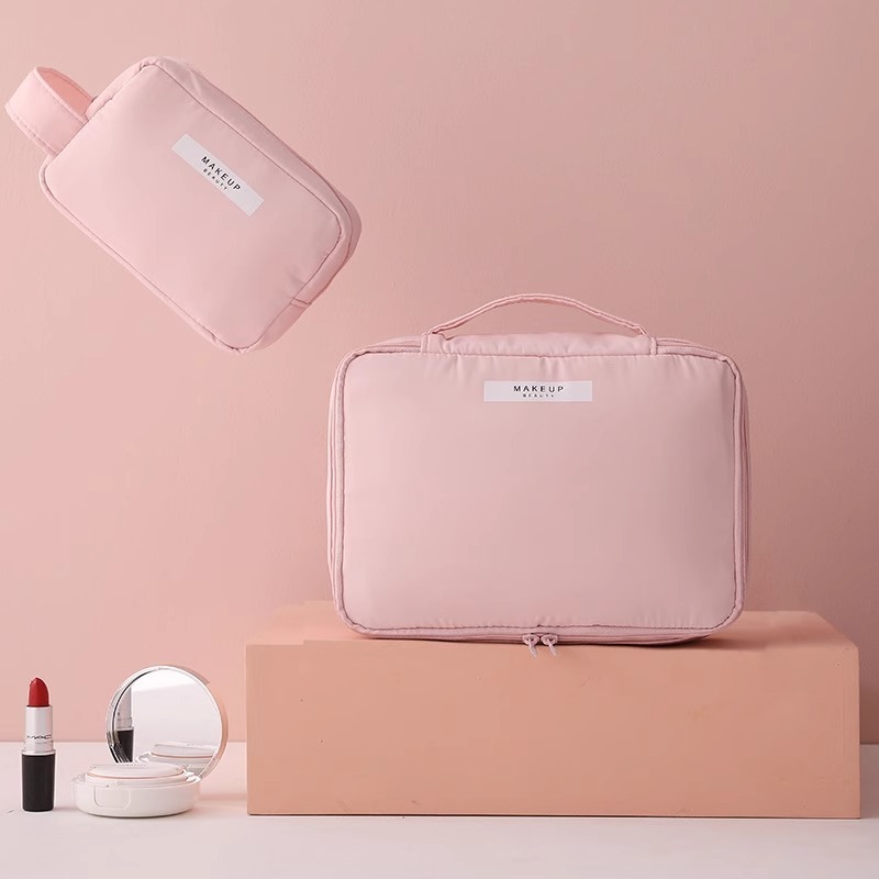 化粧品バッグ女性のポータブル旅行化粧品収納袋インスタイル防水女の子化粧品袋インターネット有名人のトイレタリーバッグ|undefined