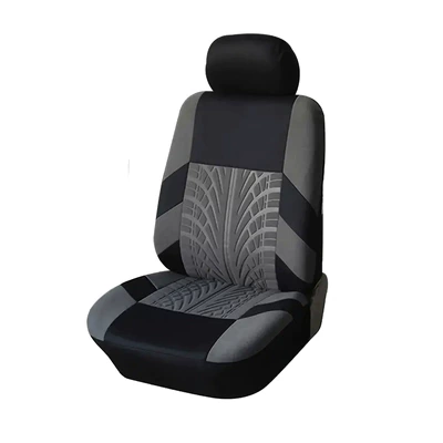 Universal seat cover | four seasons general-purpose car five-seat - black-and-gray-press-single-seat-2-piece-set-general