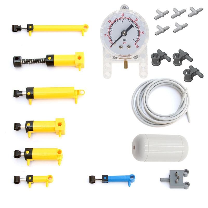 宇星国产气动积木件打气缸弹簧气泵开关气压气管活塞9641配件跨境