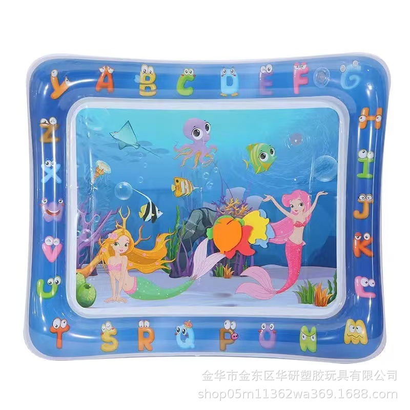 Cojín de palmaditas inflable para niños transfronterizos de Amazon Cojín de agua de palmaditas para bebés engrosado Cojín de juguete de palmaditas para bebés al por mayor