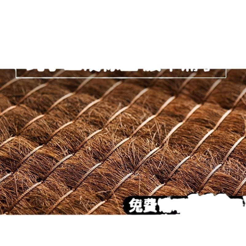 純粋な天然の古い手作りのパームシルクのゴムのないマットレスのマットの環境保護の背もたれの硬いマットのココナッツのブラウンは折り畳みができます。|undefined