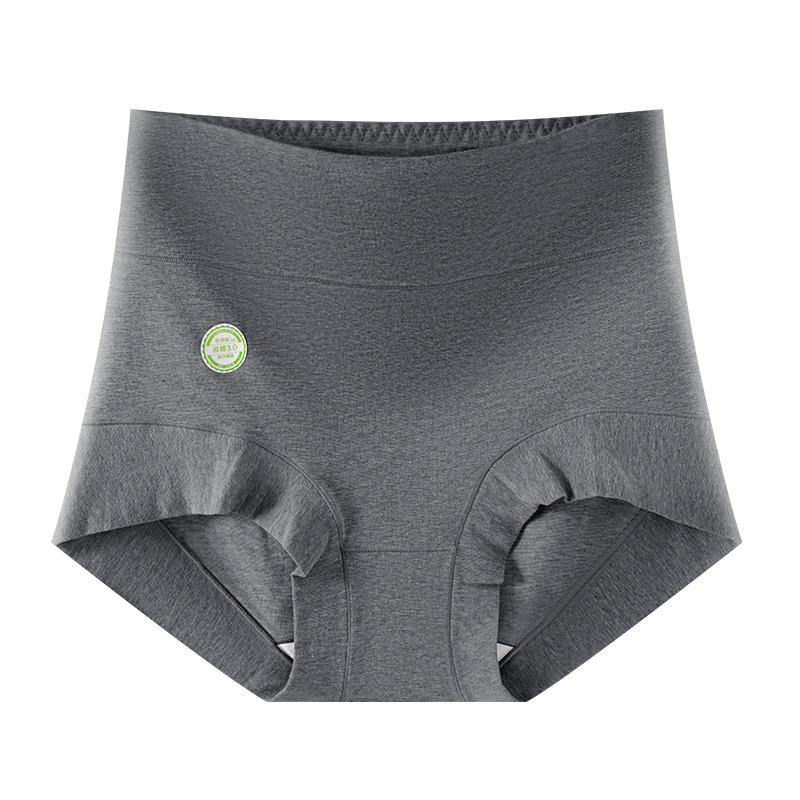 Cintura alta, bóxer cómodo, algodón de grado médico, algodón de color para mujer, grado 9A, antibacteriano, 100% algodón, entrepierna inferior, ropa interior de mujer de gran tamaño