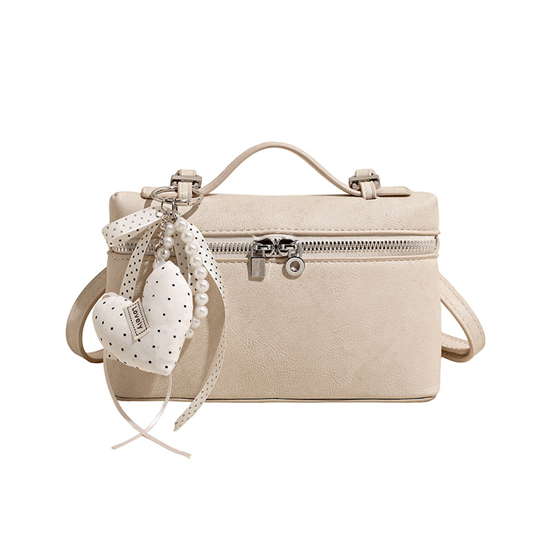 Nicho coreano de la caja de almuerzo portátil bolso pequeño para mujeres 2026 nueva textura de alta calidad de moda versátil bolso de hombro