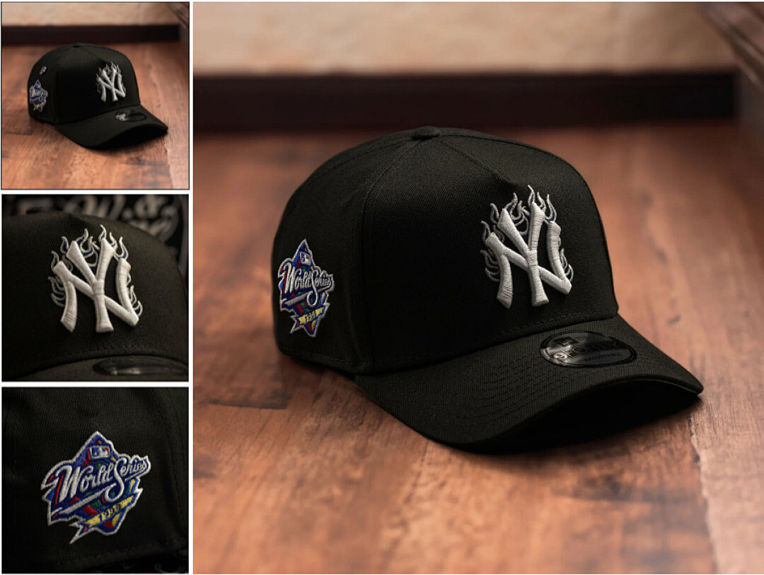 New Era New York Yankees Flame World Series 1996 9FORTY Cap Black