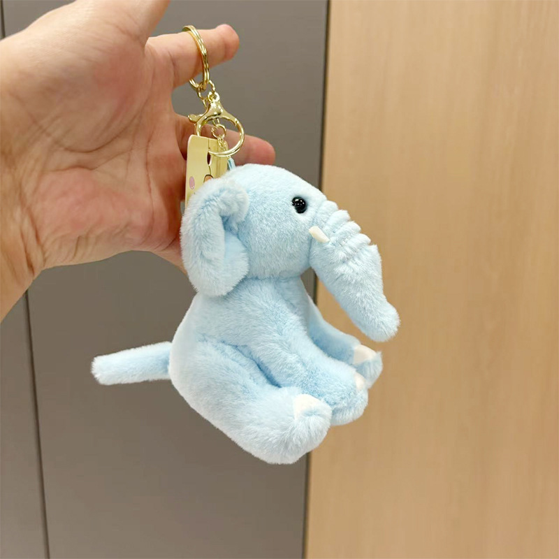 Temu热卖猛犸象挂件毛绒玩具女生包包钥匙扣挂饰公仔玩偶娃娃批货|undefined