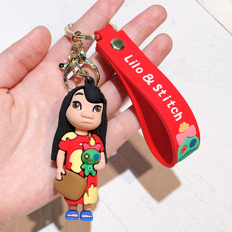 クラシックな立体人形キーホルダーアクセサリー pvc 人形マシンホリデーギフトペンダントクロスボーダーキーホルダー|undefined