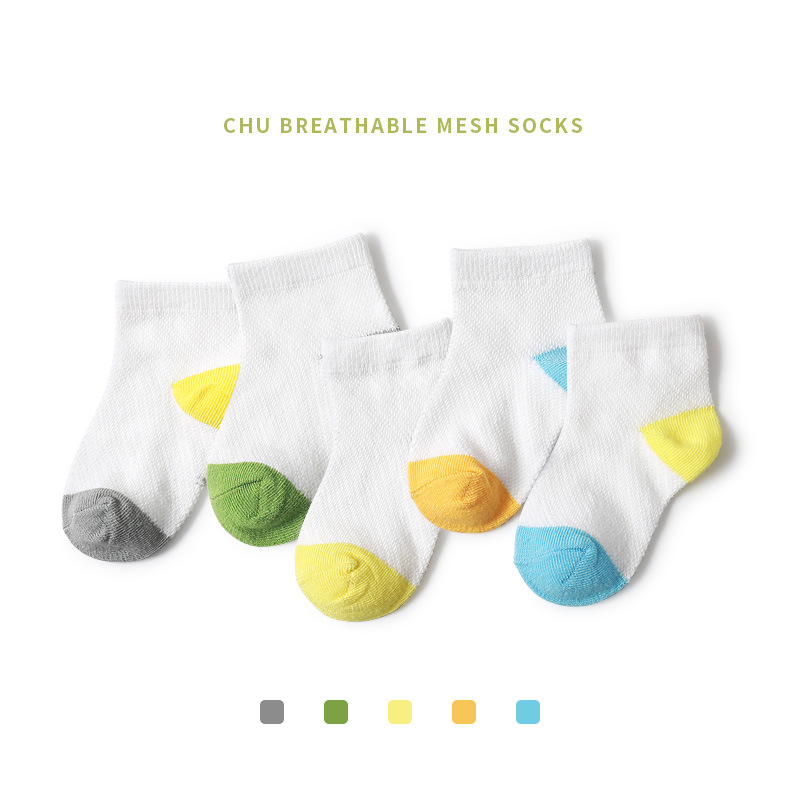 Children's summer thin breathable socks for boys for new born 8