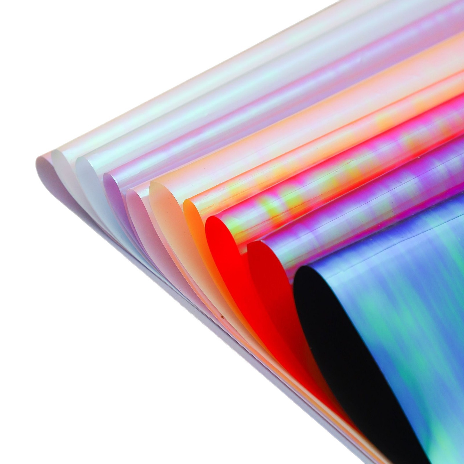 Papel de Regalo para Ramos de Flores, Material de Embalaje para Películas de Cine de Li Zhiran, Papel de Regalo Láser que Cambia de Color