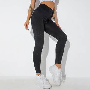 product - wholesale High Waist Print Outerwear Leggings Women Outdoor Running Fitness Sports Yoga Pants - 4