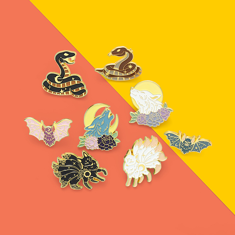10g Weight Brooches Classification Holiday, Daily Occasion Alloy Material Animal Pattern Unisex Gender Stoving Varnish Design Simple Style Style Simple Style Pin Animal Alloy Stoving Varnish Unisex Brooches 3