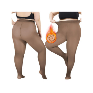 I 38980 Black sheer fleece tights ��͸�w�ӽqѝ�m�羳���u