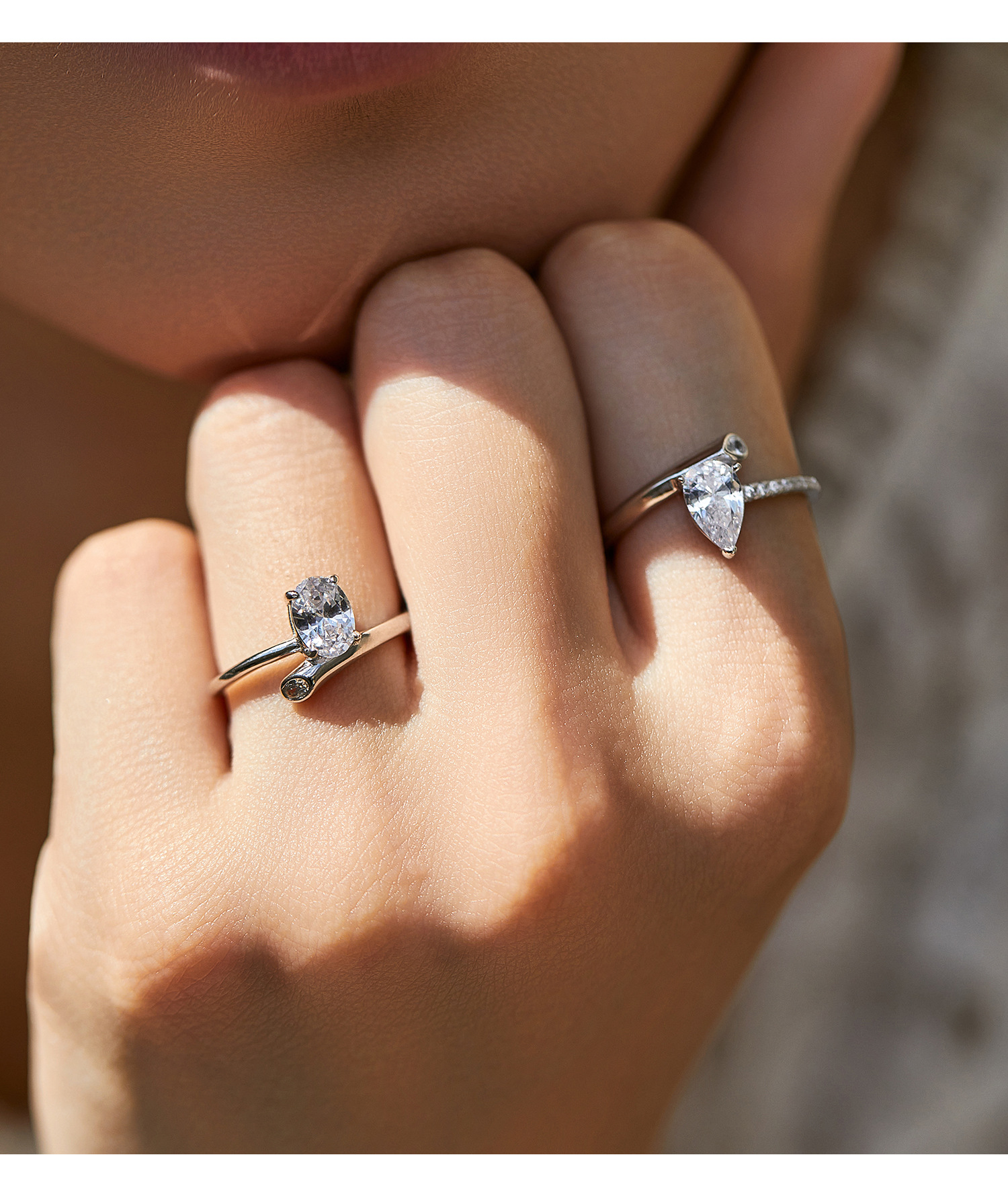2g Weight 0.03µm Gold Plating Thickness Electroplating Gold Plating Process Rhodium Plated Plating Material Zircon Inlay Material Rings Classification 1 Piece Quantity Holiday, Daily Occasion 925 Sterling Silver Material Geometric Pattern All Seasons Season Women's Gender Romantic, Shiny Style Claw Setting Craft 1 Piece 925 Sterling Silver Geometric Rings 18