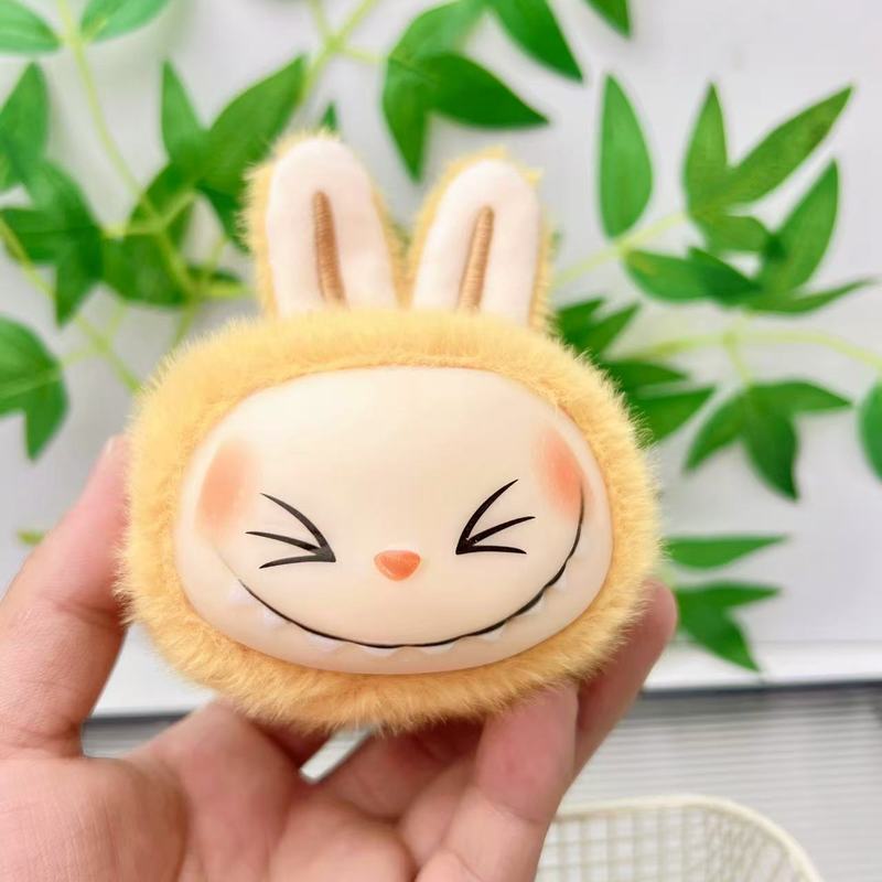 インターネット有名人かわいいビニールラブヘッドペンダントぬいぐるみ漫画バッグペンダントキーホルダー人形|undefined