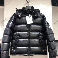 跨境新款羽绒服冬季男女同款加厚黑色时尚情侣款连帽羽绒外套