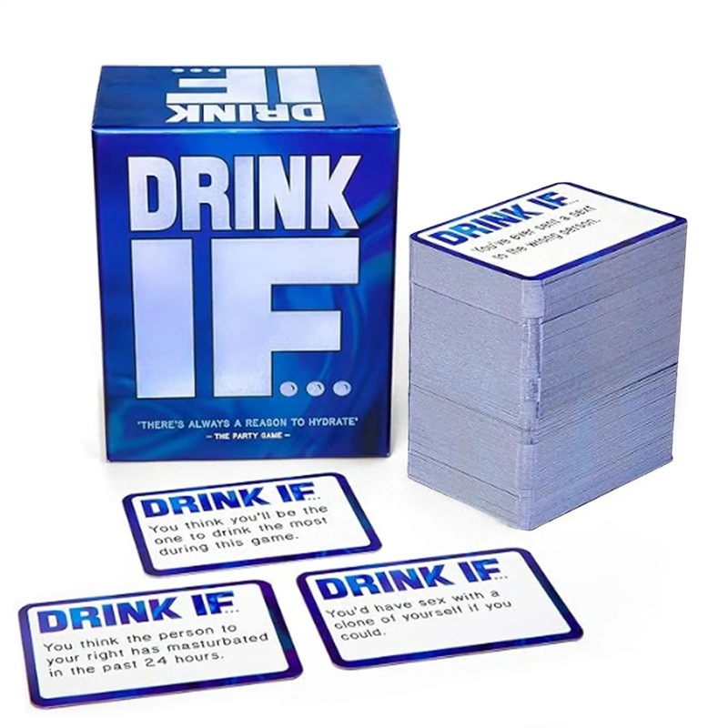 跨境新品 Drink IF... Hilarious Adult Drinking Game 饮酒游戏|undefined
