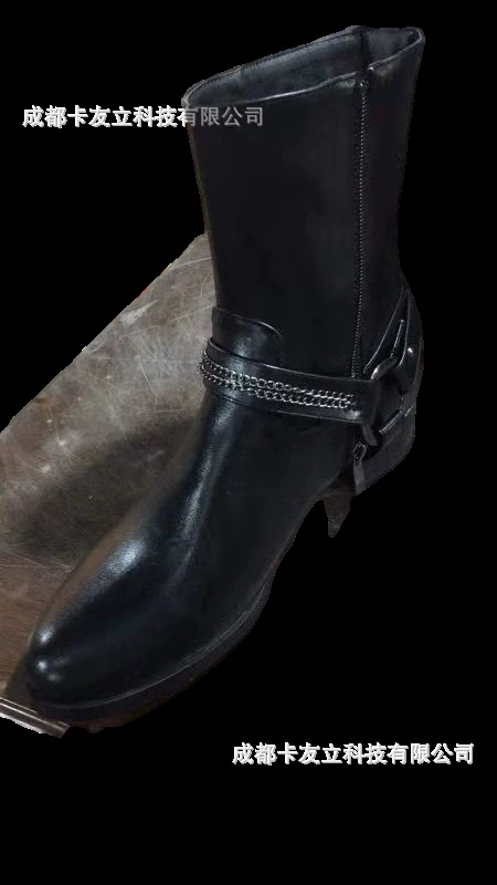 Chain zipper short boots for men boots JGB2019N0004018