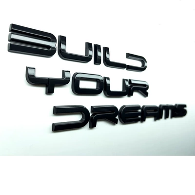Car logo: SEAL rear emblem, front emblem - no-disassembly-required-glossy-black-cover-buildyourdreams-logo-overseas-version-of-atto3