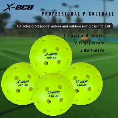 x-ace pickleball paddle manufacturer direct sales in stock 40-hole rotomolded injection molded pickleball paddles