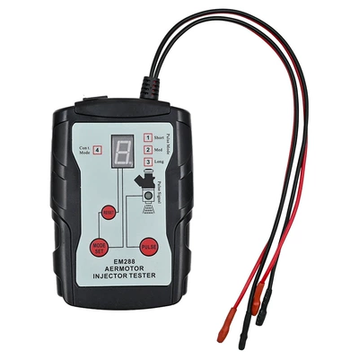 Em288 Fuel Injector Tester Cleaning Tool Kit 8 Pulse Car Fuel Injector Detector