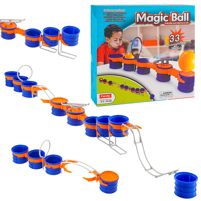 Amazon inflar bolas de salto de tubería juguetes niños ejercicios de capacidad vital divertidos inflar juegos de mesa interactivos