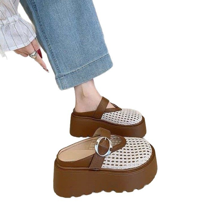 2026 nuevo estilo francés de moda transpirable zapatillas frías perezosas de verano image 5