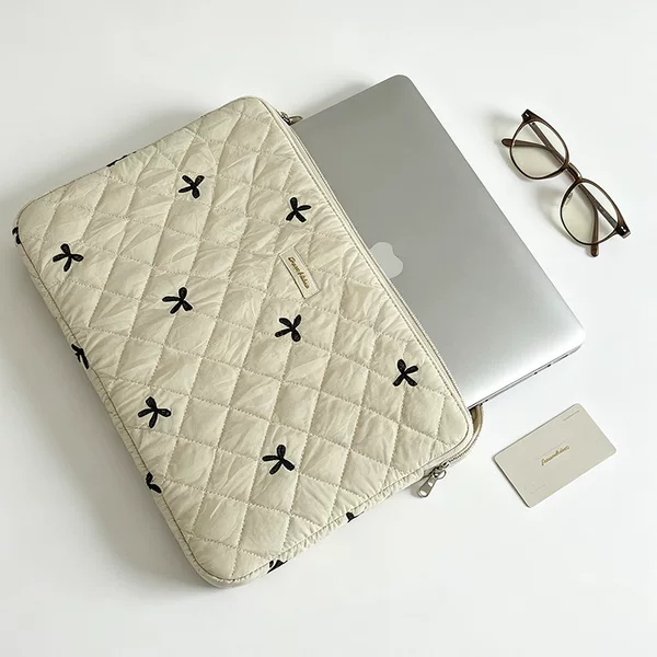 Cross-Border Korean Ins Tablet Storage Bag with Cute Diamond Embroidery Rabbit Design for 11/13/ 15inch Inch Notebooks