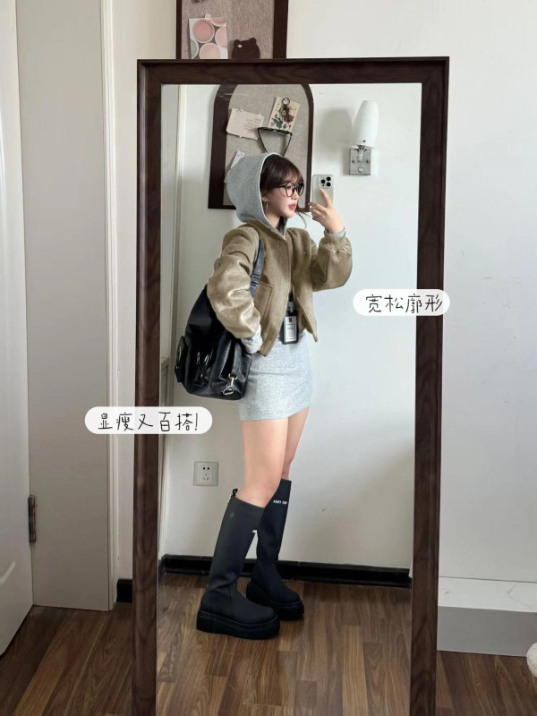 短款棒球服外套女2025秋季新款女装休闲美式小个子卫衣韩系夹克新|undefined