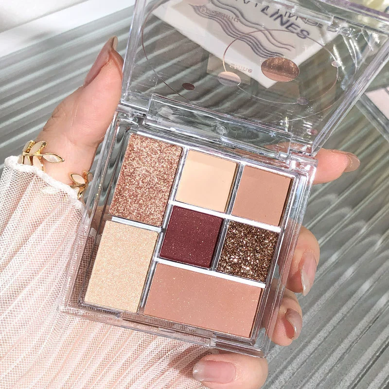 海伦丽人 Matte eyeshadow palette, face blush, highlighter, eye shadow, 7 colors