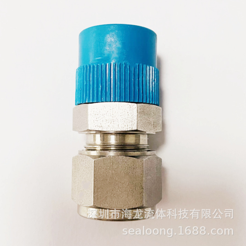 Swagelok不锈钢卡套外螺纹直通接头SS-10M0-1-8