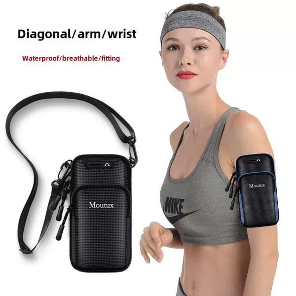Summer Running Sports Arm Bag Men's and Women's Fitness Equipment Outdoor Sports Huawei Apple Mobile Phone Bag Wrist Bag Arm Bag