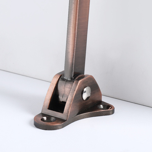 Zinc alloy movable door top door stopper bedroom door foot pedal anti-collision rubber door stop movable door bumper door stop wholesale