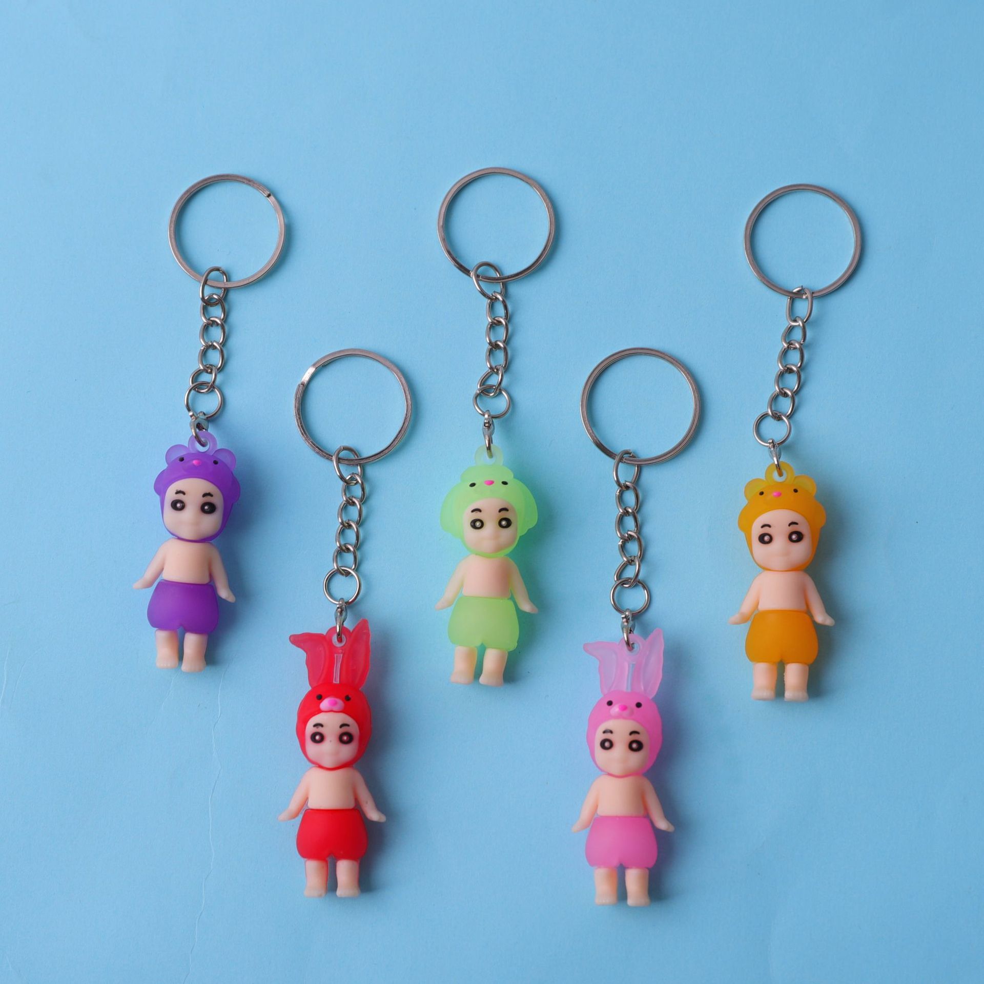 Inventario de tienda de ángel bebé llavero muñeca dulce dulce serie de genio accesorios colgantes de bolsas escolares image 8