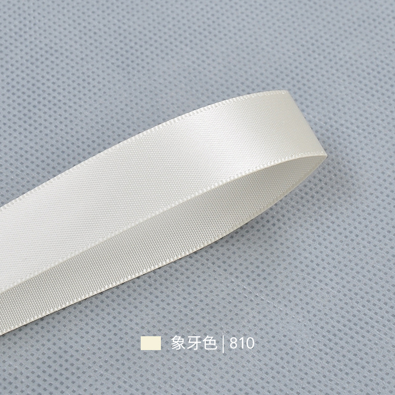 Correas Yao Ming de poliéster liso de una sola cara con cuerda tipo cartera con lazo para embalaje de joyería, cinta para embalaje de regalo