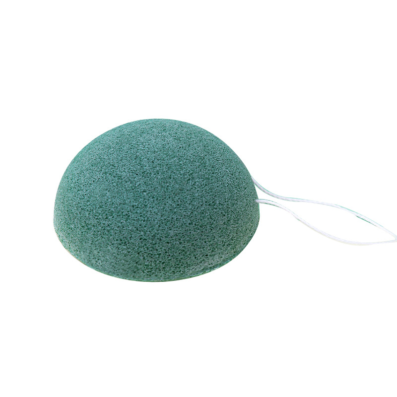 Fábrica personalizada konjac esponja para lavar la cara esponja konjac limpieza facial limpieza facial material vegetal degradable a granel