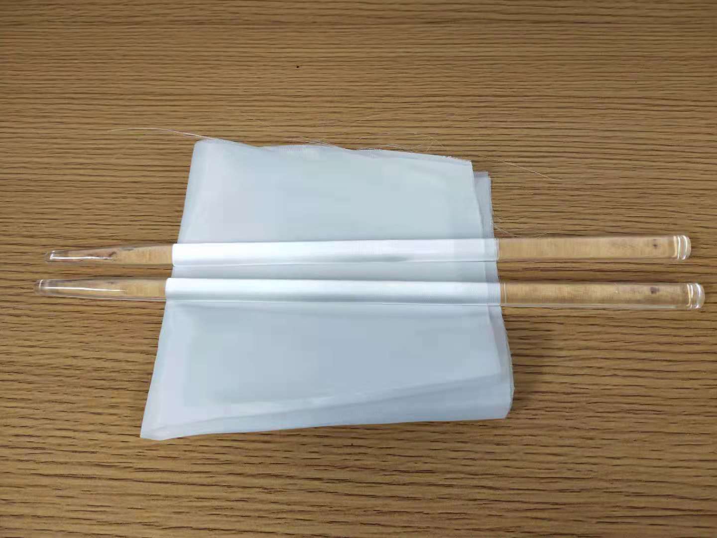 23001玻棒(附丝绸)教师用摩擦起电物理实验器材教学仪器教具玻棒