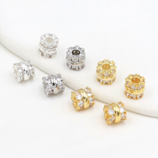 14K����߱�ɫ΢��ʯ��߅����朸����Ƭ�ֹ�diy�Ʒ���C45