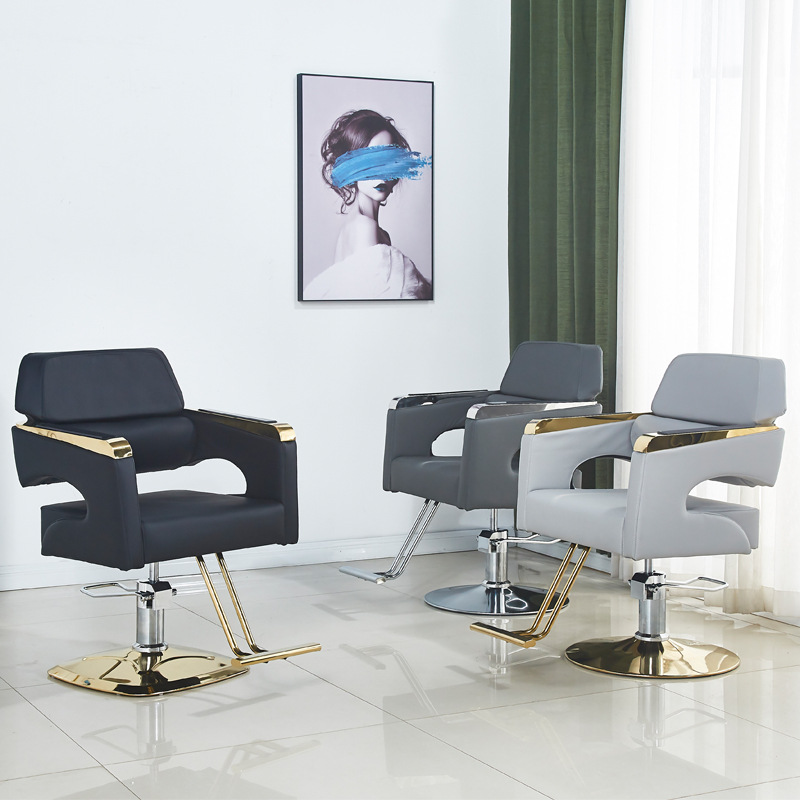 Silla de peluquería, silla de corte de pelo.