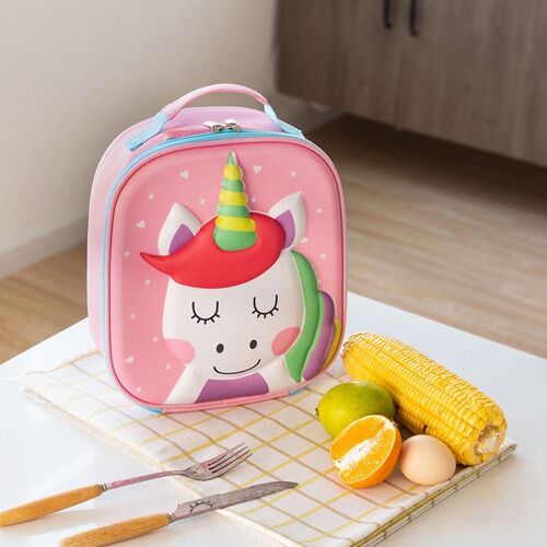  New Cartoon Lunch Bag EVA Insulated Bag Animal Children’s Lunch Bag Student Portable Lunch Box Insulated Bag