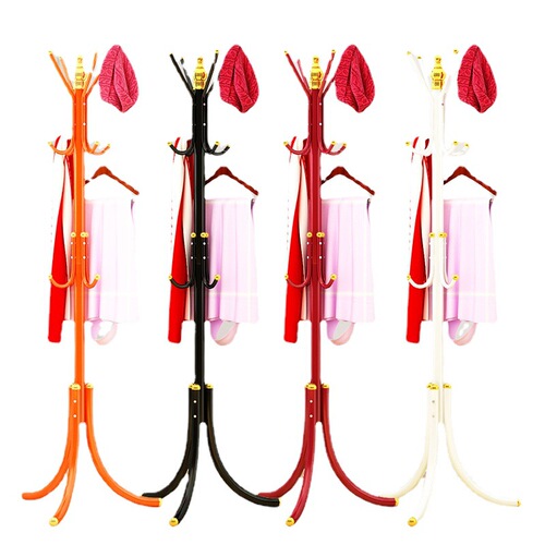 Fashionable clothing rack, indoor large floor-standing hanger, bedroom simple clothes hanger, creative clothes rack, storage rack