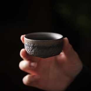 Tea Cup Main Cup Rough Pottery Kung Fu Japanese Tea Things Tea Bowl Master Cup Single Cup Vintage One Topic Handmade Tea Chinese Style