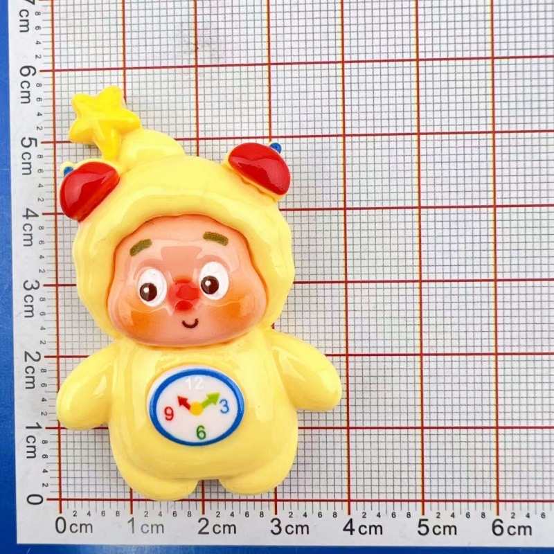 漫画かわいいスターマンかわいい赤ちゃん diy 樹脂アクセサリー手作りヘアピンキーホルダー携帯電話チェーンクリーム接着剤ジュエリー|undefined