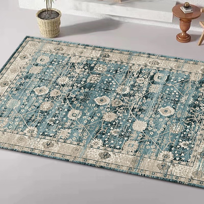 Transfronterizo de Europa y América estilo retro plegable lavable alfombra de Cachemira Amazon sala de estar estilo étnico Europeo al por mayor