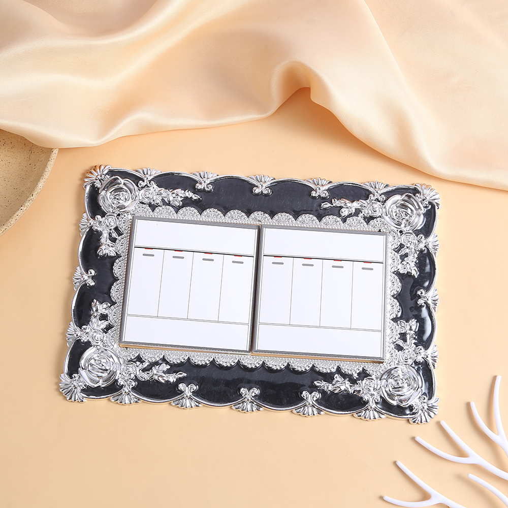 4045-12 실버 블랙 더블 오픈